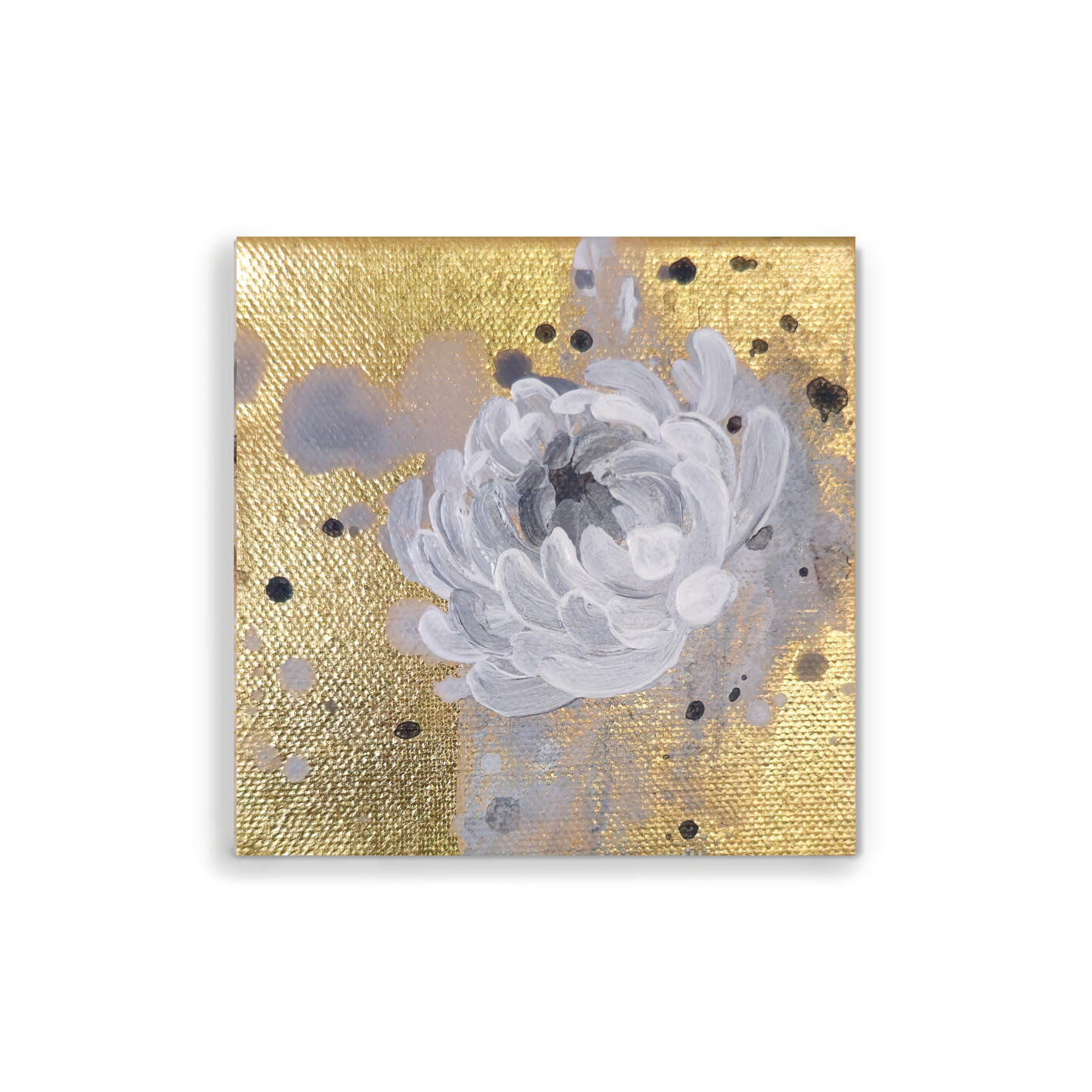 Brush of Luxe in White | 6 x 6 $75