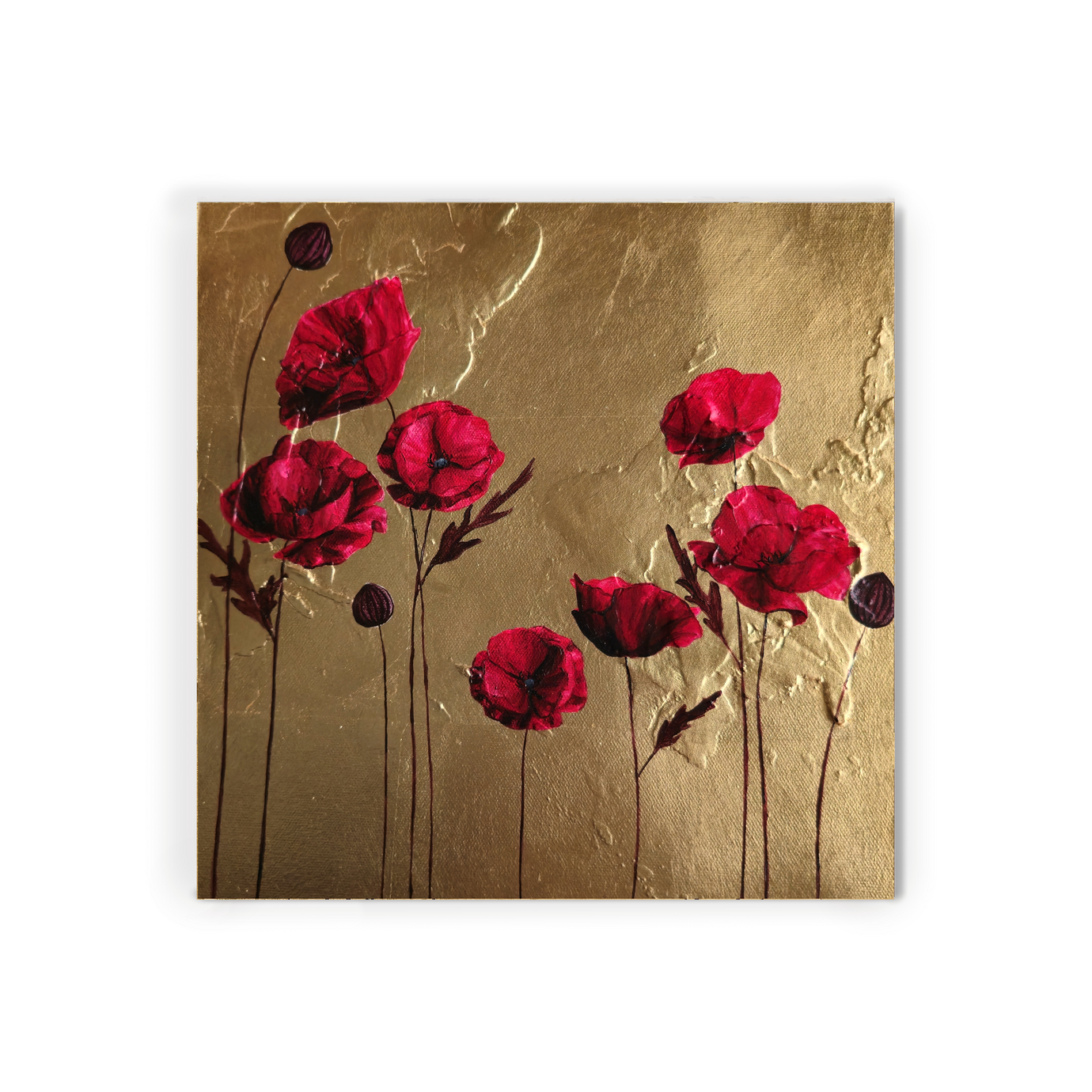 Red Poppies I 26' | 12 x 12 SOLD OUT